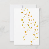 Een beetje wilde bloem is onderweg kaart (Achterkant)