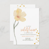 Een beetje wilde bloem is onderweg kaart (Voorkant / Achterkant)