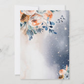 Een beetje wilde bloem is onderweg naar het meisje kaart (Achterkant)