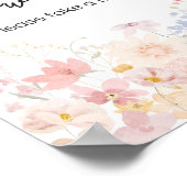 Een beetje wilde bloem is op de manier waarop baby poster (Hoek)