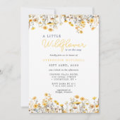 Een beetje wilde bloem is op de weg Boho Baby show Kaart (Voorkant)