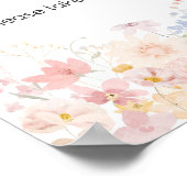 Een beetje wilde bloem is op de weg gunsten poster (Hoek)