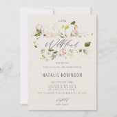 Een beetje wilde bloem is op de weg naar Boho Baby Kaart (Voorkant)