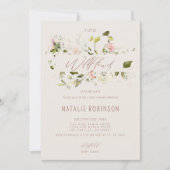 Een beetje wilde bloem is op de weg naar Boho Baby Kaart (Voorkant)