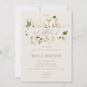 Een beetje wilde bloem is op de weg naar Boho Baby Kaart (Voorkant)