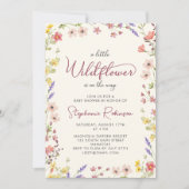 Een beetje wilde bloem is op weg naar Boho Baby sh Kaart (Voorkant)