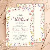 Een beetje wilde bloem is op weg naar Boho Baby sh Kaart