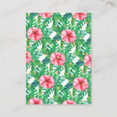 Een beetje wilde is op weg naar het Baby shower va Advieskaart (Achterkant)