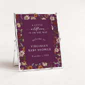 Een beetje Wildflower Baby Poster