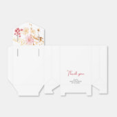 Een beetje Wildflower Baby shower dank je Bedankdoosjes (Uitgevouwen)