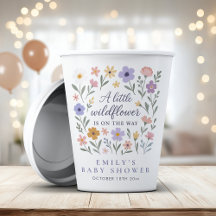 Een beetje Wildflower Bloemen Meisje Baby shower