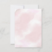 Een beetje Wildflower Boho Natuur Meisje Baby show Bedankkaart (Achterkant)