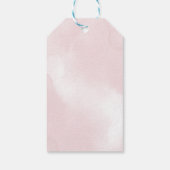 Een beetje Wildflower Boho Natuur Meisje Baby show Cadeaulabel (Achterkant)