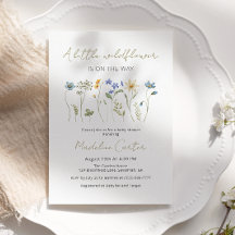 Een beetje Wildflower Floral Neutral Baby shower