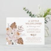 Een beetje Wildflower verjaardag Boho boeket Kaart (Staand voorkant)