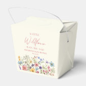 Een beetje Wildflower Wilde Bloem Bloemen Baby sho Bedankdoosjes (Achterkant)