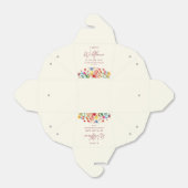 Een beetje Wildflower Wilde Bloem Bloemen Baby sho Bedankdoosjes (Uitgevouwen)