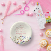 Een beetje Wildflower Wilde Bloem Bloemen Baby sho Papieren Kommen (Feest)