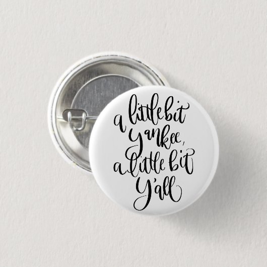 Een beetje Yankee Button (Voorkant /achterkant)