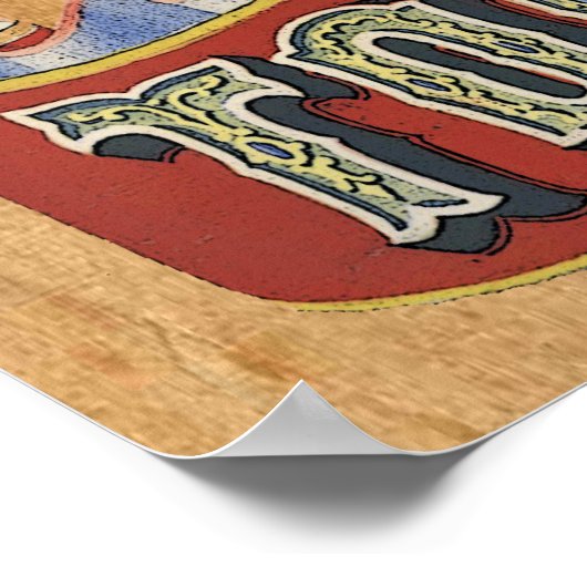 Een beetje zeep poster (Hoek)