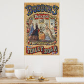 Een beetje zeep poster (Keuken)