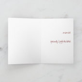 Een beetje zeuren, wijn veel Cope Aanmoediging Kaa Kaart (Binnen)