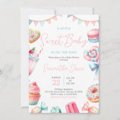 Een beetje zoet Baby shower Kaart (Voorkant)