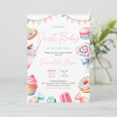 Een beetje zoet Baby shower Kaart (Staand voorkant)