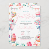 Een beetje zoet Baby shower Kaart (Voorkant / Achterkant)