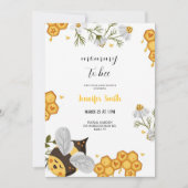 een beetje zoete honing babyshower Uitnodiging (Voorkant)