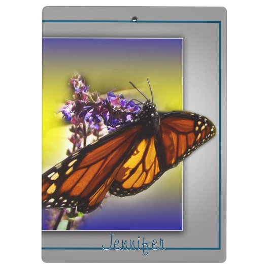 Een beetje zoete vlinder klembord (Achterkant)