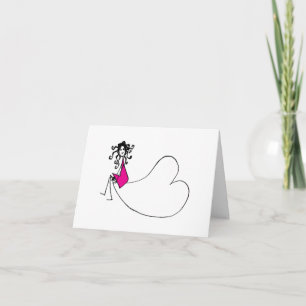 Een Beetje Zoetheid: Fuscia - Loreen Loves Notecar Bedankkaart