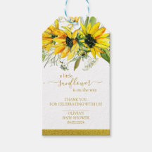 Een beetje zonnebloem baby shower