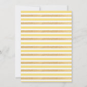 Een beetje zonnebloem Baby shower uitnodiging (Achterkant)