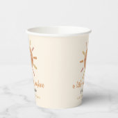 Een beetje zonnegeel Baby shower Papieren Bekers (Links)