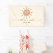 Een beetje zonnegeel Baby shower Spandoek (Insitu)