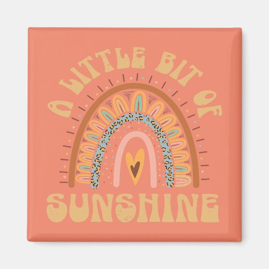 Een beetje zonneschijn magneet (Voorkant)