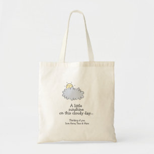 Een beetje zonneschijn op deze bewolkte dag - Chem Tote Bag