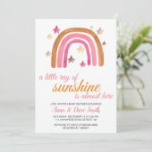 Een beetje zonnestraal Baby shower Kaart (Staand voorkant)