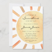 Een beetje zonnestraal Baby shower Kaart (Voorkant)