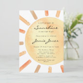 Een beetje zonnestraal Baby shower Kaart (Staand voorkant)