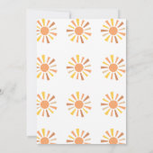 Een beetje zonnestraal Baby shower Kaart (Achterkant)