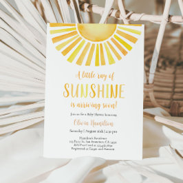 Een beetje zonnestraal Baby shower Kaart