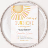 Een beetje zonnestraal Baby shower Kaart