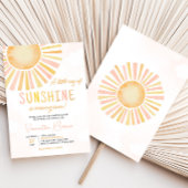 Een beetje zonnestraal Baby shower Kaart