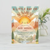 Een beetje zonnestraal Baby shower Kaart (Staand voorkant)
