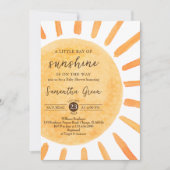 Een beetje zonnestraal Baby shower Kaart (Voorkant)