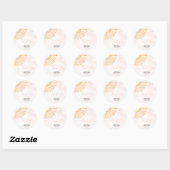Een beetje zonnestraal Baby shower Ronde Sticker (Vel)