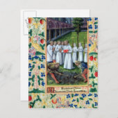 Een begrafenis briefkaart (Voorkant / Achterkant)