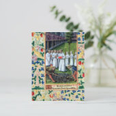 Een begrafenis briefkaart (Staand voorkant)